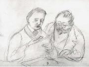 Edgar Degas Notebook Sketches Spain oil painting artist